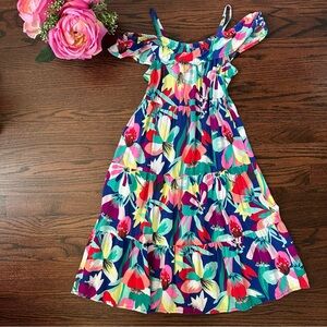 Crazy 8 floral maxi dress, size M/7-8